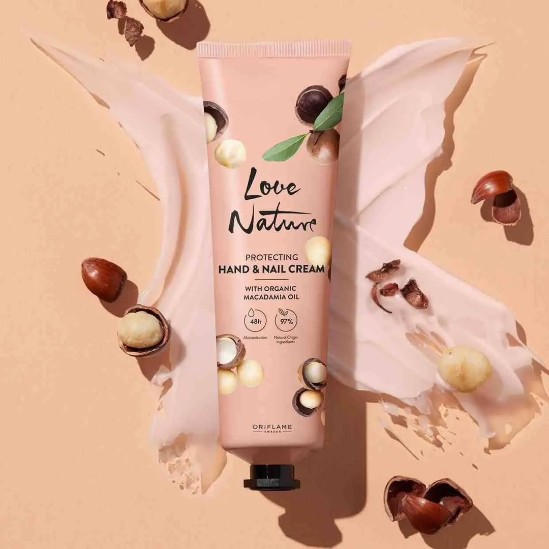 کرم محافظت کننده دست و ناخن لاونیچر با روغن ارگانیک ماکادمیا اوریفلیم سوئد