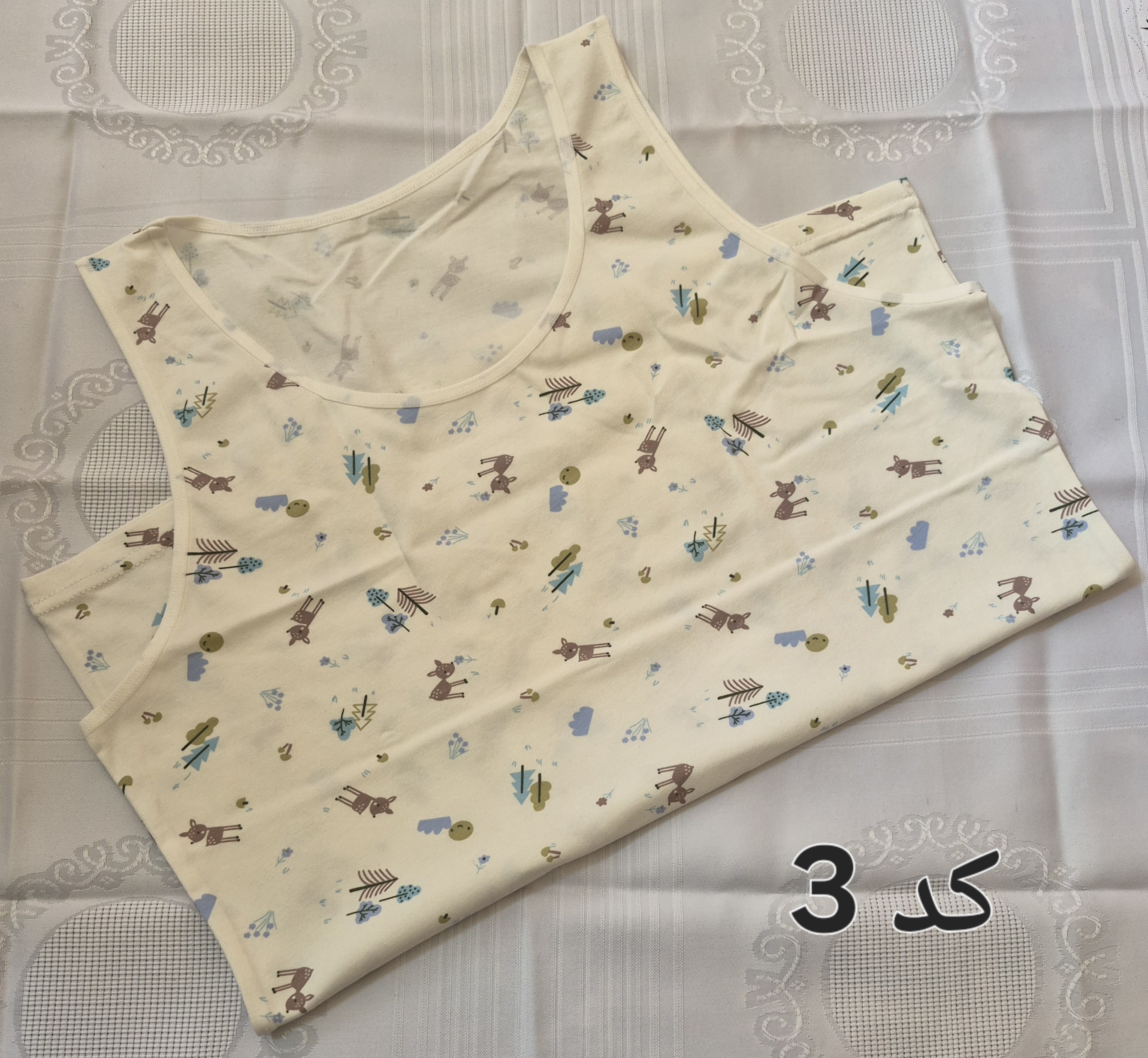 تاپ زنانه رکابی میسپل سایز 3Xl - کد ۴