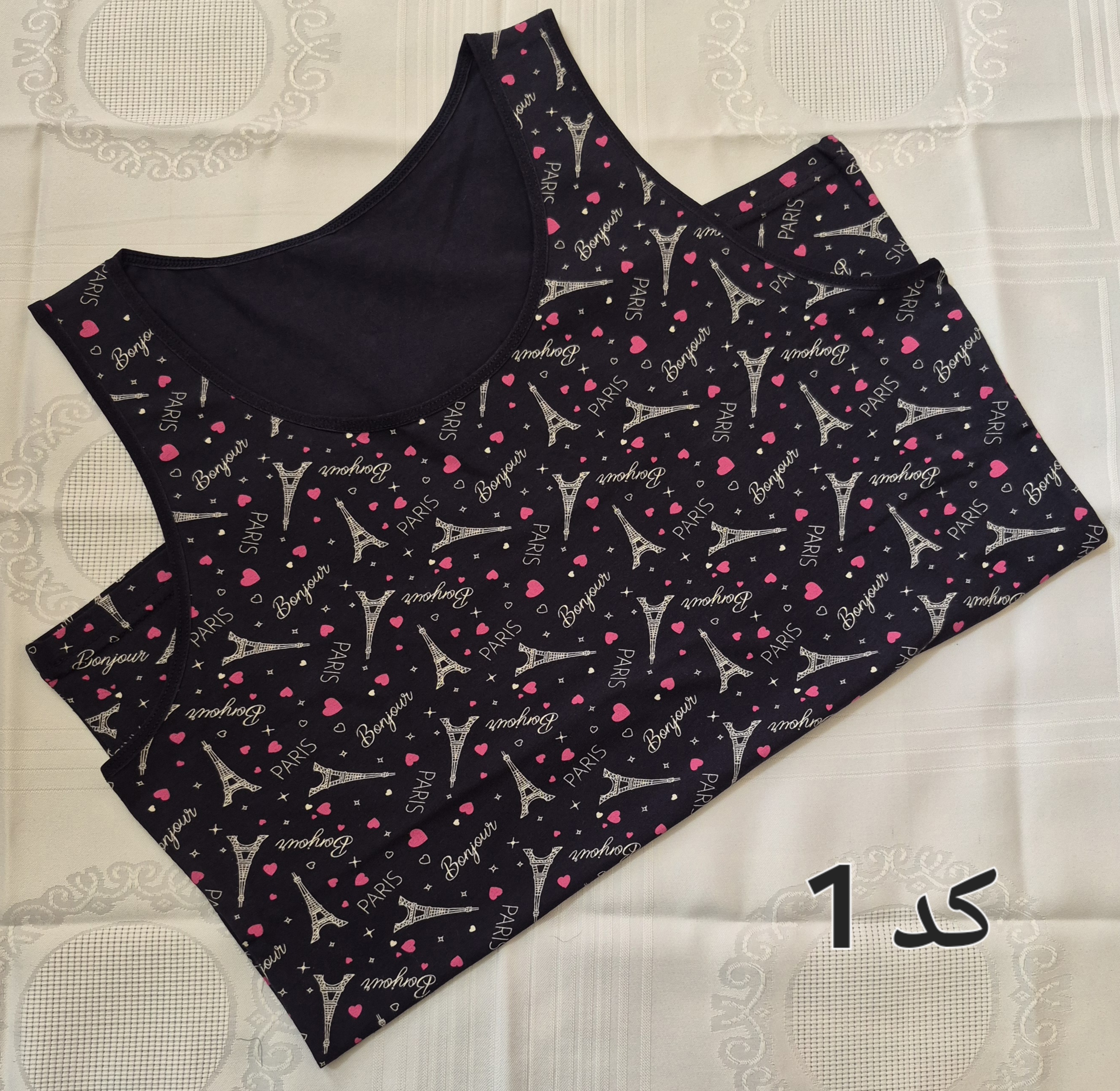 تاپ زنانه رکابی میسپل سایز 3Xl - کد ۴