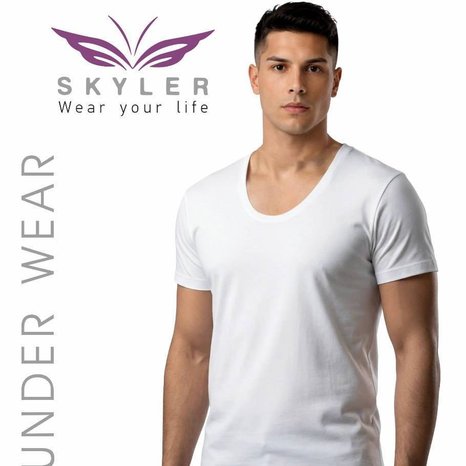 زیرپوش نیم آستین مردانه اسکایلر (SKYLER) - XL